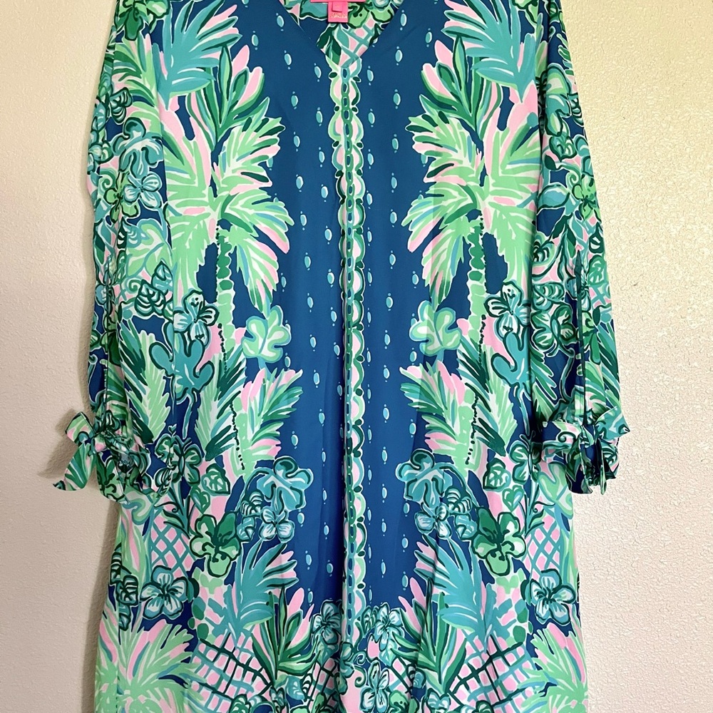 Lilly Pulitzer Macaw Blue Coconut Row Dress